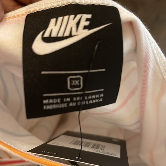NWT Nike Retro Femme Thin Stripe Rainbow Bodysuit Size 3X - Picture 7 of 9